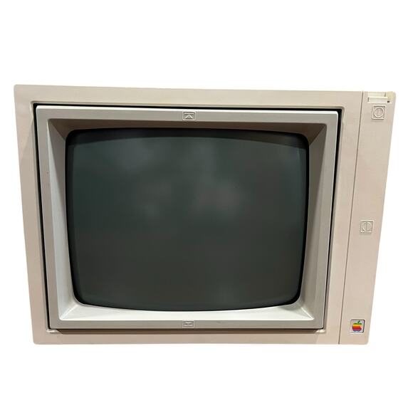 Apple Monitor II Model A2M2010 Monochrome Green CRT Apple IIe Computer Display